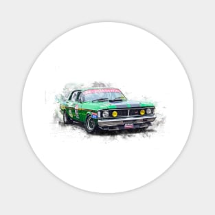 Green XY GT Falcon Magnet